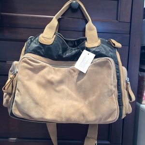 👜SALE!!! One of a kind mixed media satchel bag